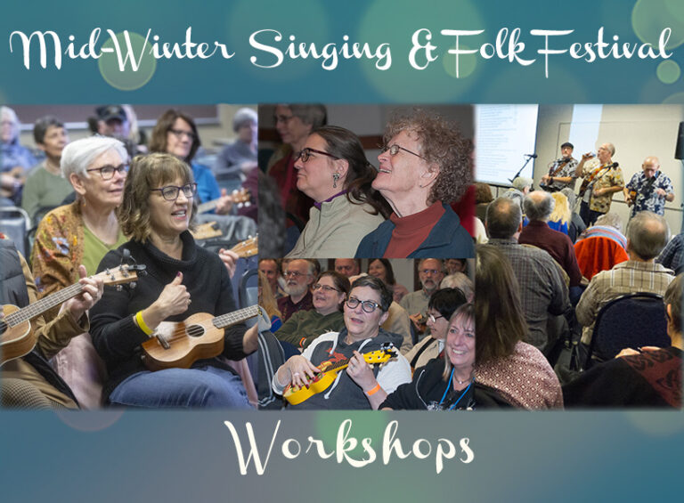 Six Afternoon Workshops, including TC Sings song leader Heather Kingham