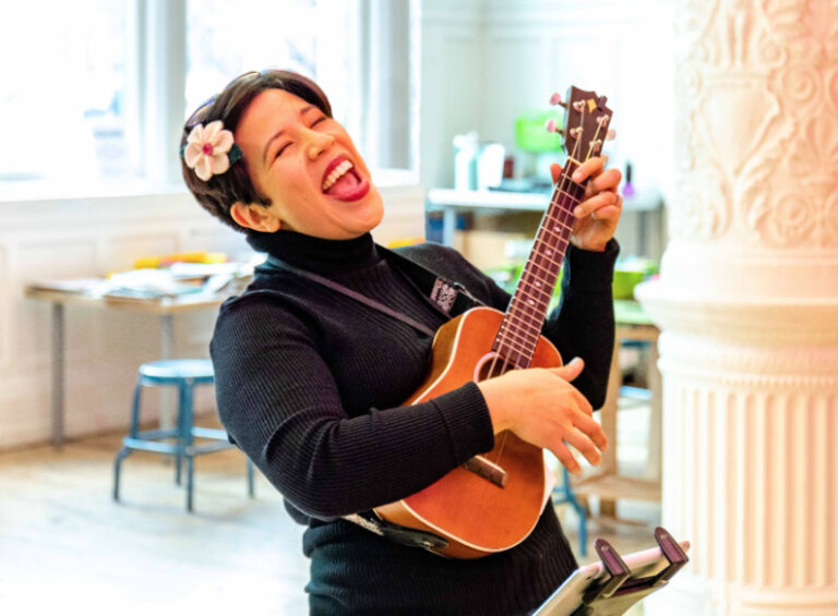 AMBER ROZEL in collaboration with MIGHTY UKE DAY Strum, Shake, and Sing!
